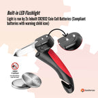 1x Car Cane Door Handle - Portable Elderly Standing Aid LED Flashlight Hammer Tool-4