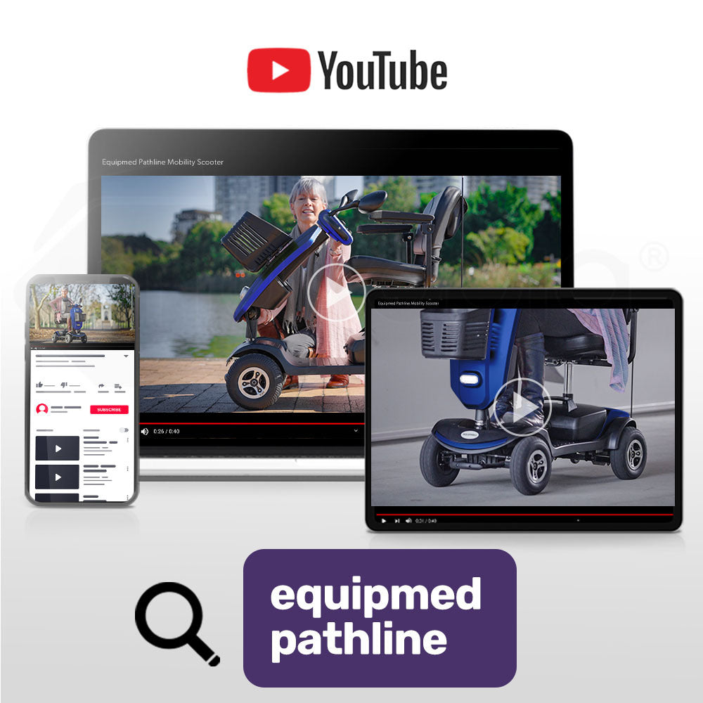 NNEMB Electric Mobility Scooter For Elderly Blue-2