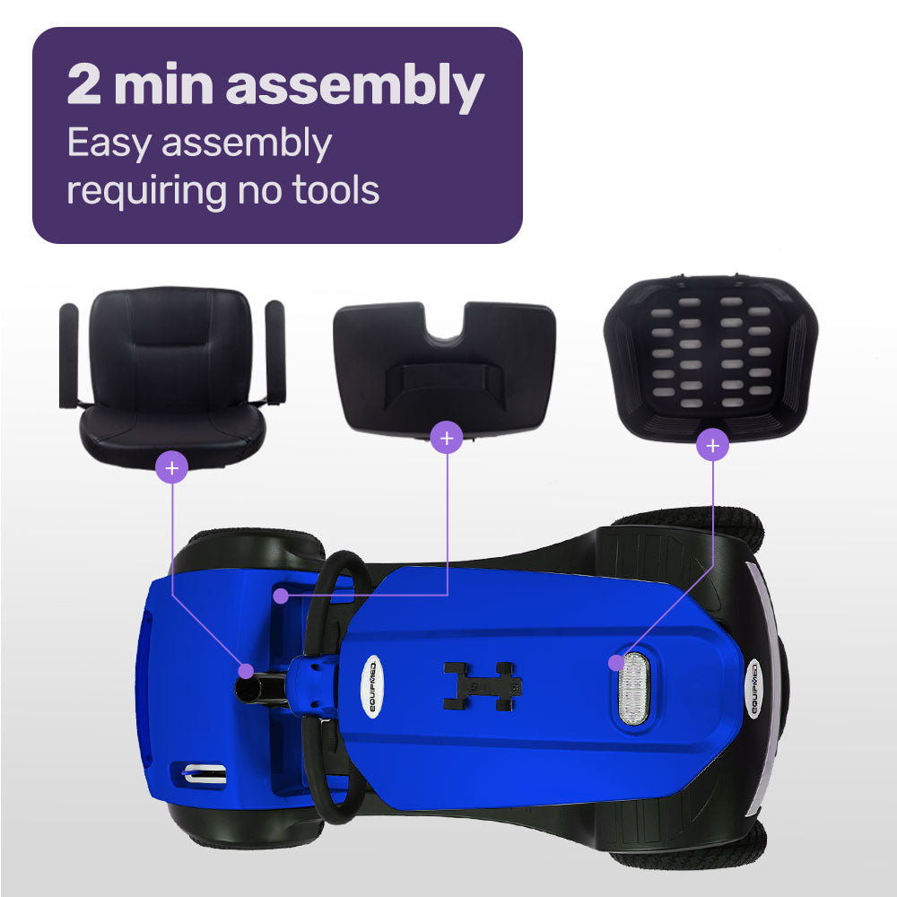 NNEMB Electric Mobility Scooter For Elderly Blue-4